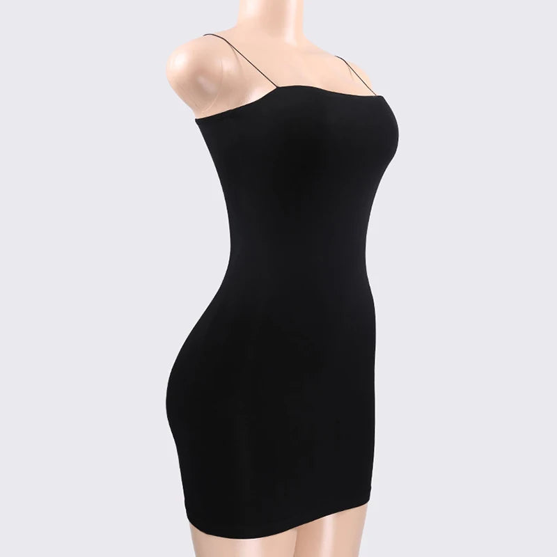 Silk Curve Halter Mini Dress