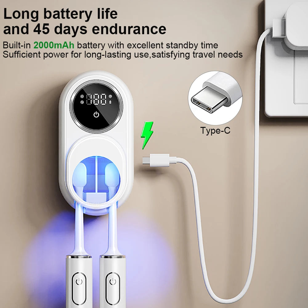 Smart UV Toothbrush Hub